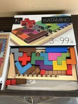 TS0424 Gigamic ギミック　木製パズル　KATAMINO カタミノ　ブロックおもちゃ 知育玩具 対象年齢3～99歳　M-0419-5_画像4