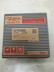 タセト　GFW308L 0.9mm 12.5kg　新品未開封 フラックス入りワイヤ