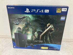 自己紹介欄必読 プレイステーション4 プロ PlayStation4 Pro PS4本体 ファイナルファンタジー7 LIMITED EDITION 1TB 美品 ソフト未開封