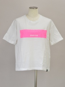 ズッカ ZUCCa×OUTDOOR Tシャツ/カットソー 半袖 コットン Mサイズ ホワイト レディース j_p F-M13103