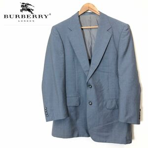 F2605-F-S◆ 90s ◆ old ◆ burberrys バーバリー テーラードジャケット シングル 背抜き ◆ sizeA6 ウール100 グレー 古着 メンズ