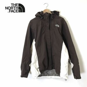 M308-N◆F08 THE NORTH FACE ノースフェイス マウンテンパーカー シェルジャケット 2レイヤー 裏メッシュ◆sizeXL ブラウン ナイロン