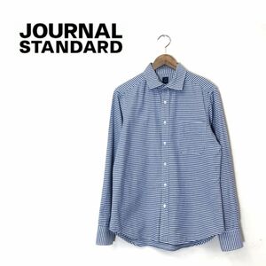 M776-O◆ JOURNAL STANDARD ジャーナルスタンダード 長袖シャツ チェック トップス◆ブルー