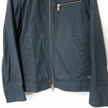 M747-F◆ BURBERRY BLUE LABEL バーバリーブルーレーベル スイングトップ ジャケット ジップアップブルゾン ◆ sizeM コットン 古着_画像4