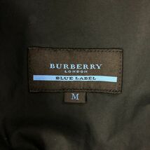 M747-F◆ BURBERRY BLUE LABEL バーバリーブルーレーベル スイングトップ ジャケット ジップアップブルゾン ◆ sizeM コットン 古着_画像7