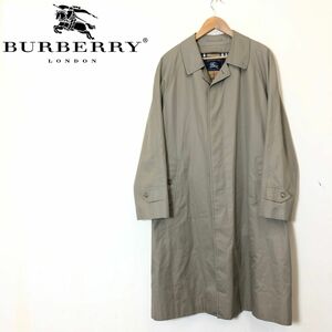 M566-F◆ 90s ◆ old ◆ burberrys バーバリー ステンカラーコート ジャケット ◆ size94-175-6 コットン ポリエステル カーキ 古着