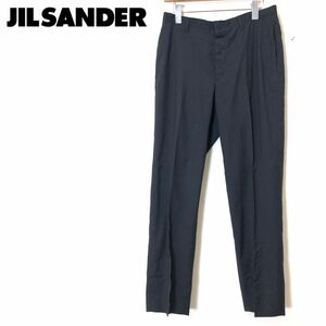 M466-F◆ イタリア製 ◆ old ◆ Jill sander ジルサンダー スラックス パンツ ボタンフライ ◆ size46 ウール100 ブラック 古着 メンズ