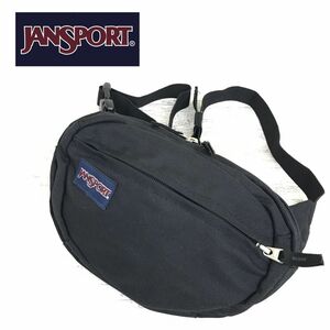 M241-R-N◆JANSPORT ジャンスポーツ ウエストバッグ◆メンズ レディース ユニセックス コンパクト 貴重品 ポーチ デイリー ブラック