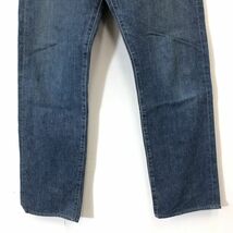 M1993-F-N◆ 90s ◆ old ◆ Levis リーバイス 502xx デニムパンツ ジーンズ 復刻 bigE ◆ W33L36 コットン100 インディゴ 濃紺 古着 メンズ_画像4