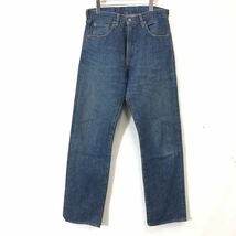 M1993-F-N◆ 90s ◆ old ◆ Levis リーバイス 502xx デニムパンツ ジーンズ 復刻 bigE ◆ W33L36 コットン100 インディゴ 濃紺 古着 メンズ_画像2