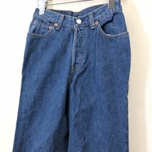 M1992-F-N◆ 90s ◆ old ◆ Levis リーバイス 17501-0115 デニムパンツ ジーンズ ボタンフライ USA製 ◆size7 コットン100 インディゴ 古着_画像3