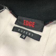 M1794-F◆ EDGE RUPERT ルパート トラックジャケット ユニオンジャック ジップアップブルゾン ◆ sizeM ポリエステル100 ブラック 古着 春_画像8