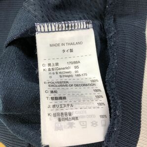 M1596-F◆ NIKE ナイキ トラックジャケット ジップアップブルゾン ロゴ ◆ sizeM ポリエステル100 ネイビー 古着 メンズ 春の画像9