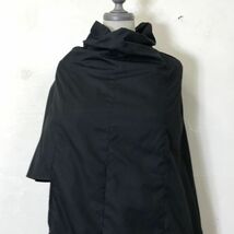 M2020-O-N◆ Iwish アイウィッシュ Y's ワイズ アシンメトリーワンピース ロング 変形 Yohji Yamamoto◆コットン ブラック 黒_画像3