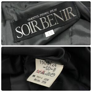 M1927-O◆ SOIR BENIR TOKYO SOIR 東京ソワール セットアップ 半袖ワンピース プリーツ ジャケット ブラックフォーマル 礼服◆size13 黒の画像10