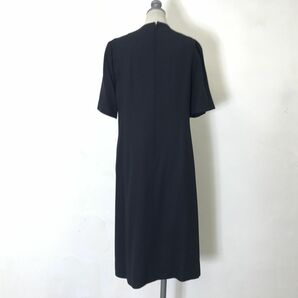 M1927-O◆ SOIR BENIR TOKYO SOIR 東京ソワール セットアップ 半袖ワンピース プリーツ ジャケット ブラックフォーマル 礼服◆size13 黒の画像6