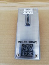 コナミ ビートマニアⅡDX コイン投入口プレートユニット _画像1