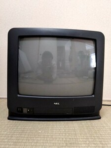 動作品　NEC ブラウン管テレビ C-14R39A型　レトロゲーム等に　