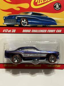 値下げ！　HOT　WHEELS　classic　DOOGE　CHALLENGER　FUNNY　CAR　　　HEMI　