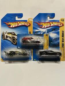 HOT　WHEELS　3台まとめて　台紙切れ、傷多数　TOOLIGAN、Shell　Shock、2007　NEW　MODEL　Chevy　Camaro