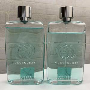 ★2本セット★残量多め★GUCCI グッチ GUILTY ギルティ COLOGNE コロン POUR HOMME プールオム オードトワレ 90ml 香水 テスター