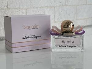 ■ほぼ満タン■フェラガモ Signorina シニョリーナ 30ml EDT オードトワレ 香水