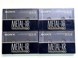 新品SONY/ソニー/METAL-XR 60分/ 4本 メタルテープ