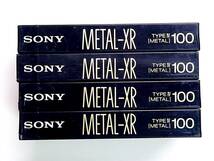 新品SONY/ソニー/METAL-XR 100分/ 4本 メタルテープ_画像2