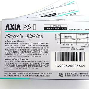 新品AXIA/アクシア/PS-Ⅱ 46分×4本/ハイポジションカセットテープTYPEⅡの画像3