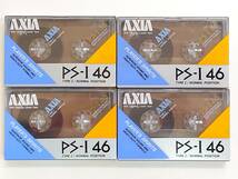 新品AXIA/アクシア/PS-Ⅰ 46分×4本カセットテープ_画像1