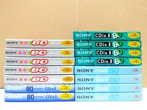 未使用品SONY/ソニー/CDixⅡ80分15本ハイポジションカセットテープ