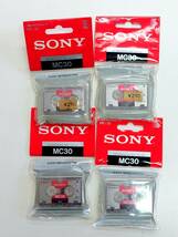 未使用品SONY/MC３０/４本マイクロカセットテープ30分4本_画像1