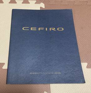 * Nissan Cefiro catalog * 1995 year 2 month *CEFIRO