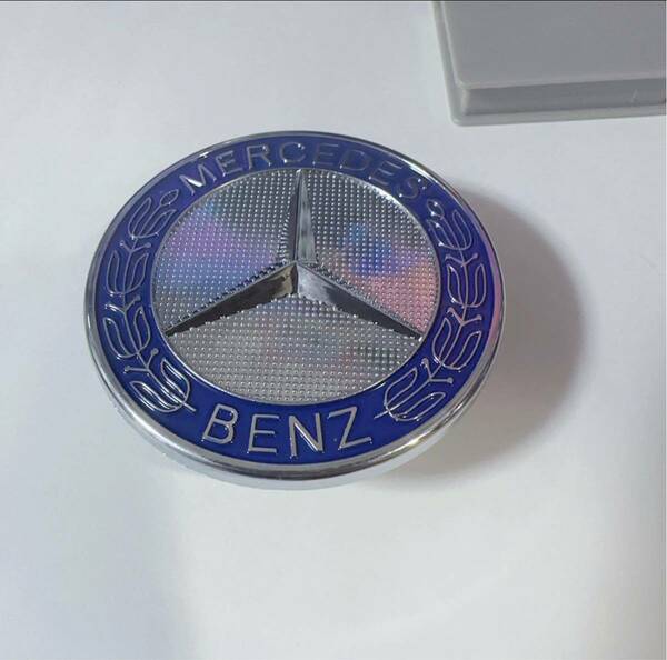 MercedesBenz メルセデスベンツ エンブレム 56mm ブルー