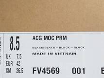 訳あり新品 ナイキ ACG エア モック プレミアム トリプルブラック 26.5cm NIKE ACG MOC PRM_画像8