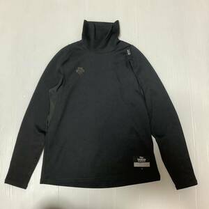 DESCENTE デサント JRタートルネック長袖リラックスFITシャツ JSTD-645 ブラック 140 黒 子ども 野球