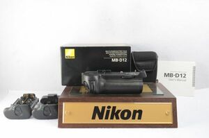  Nikon Nikon multi power battery pack MB-D12 [ original box ] #602-049-0302