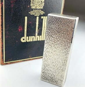 【77】1円～ dunhill ダンヒル ガスライター USRE24163 PATENTED MADE IN SWITZELAND DJ刻印 動作未確認 キズ 汚れ 変色有り 火花確認済