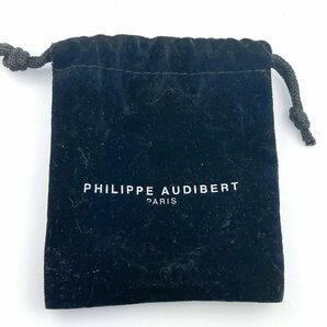 【77】② フィリップオーディベール PHILIPPE AUDIBERT バングル ブレスレット シルバーカラー アクセサリーの画像8
