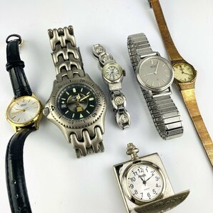 【77】 1円～ 時計 まとめ ジャンク品 現状品 不動品 6本 腕時計 SEIKO セイコー ELGIN USA FK-685TI-D 等 メンズ レディース 等の画像2