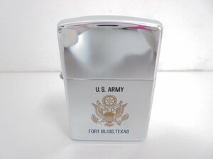 【80】1円～ZIPPO ジッポー U.S.ARMY FORT BLISS TEXAS 火花のみ確認済み キズ スレ有り ジャンク扱い