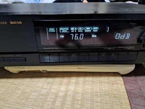 Victor ビクターステレオチューナー fx-711 電源入るジャンク品