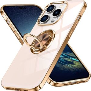 iPhone 15 適用 ケース リング付き アイフォン15 カバー TPU