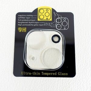 iPhone 15 / iPhone 15 Puls カメラレンズカバー 強化ガラス レンズ保護