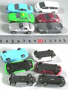  each company minicar 6 pcs ( middle )( junk treatment ) ⑨