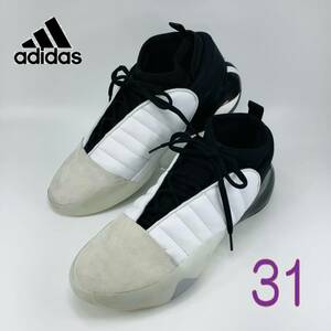【Bランク】【美品】【除菌済】Adidas Harden Vol.7 Footwear White/Core Black（HQ3425）　31　US 13