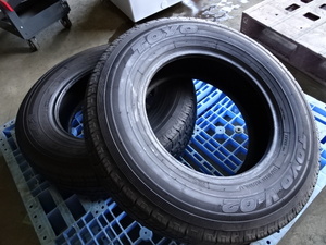 宮城大崎発★TOYO V-02 195/80R15 107/105L LT★状態良好♪2本 ラジアル 夏タイヤ ♪手渡しOK♪ハイエース キャラバン★Eラ74