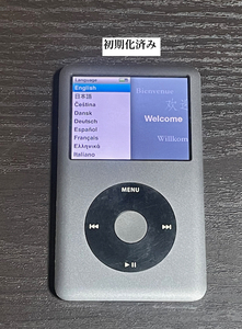 Apple 中古 バッテリージャンク 【ipodclassic160GB/A1238】 初期化済み 社外充電通信ケーブルとFMトランスミッター付き