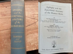 1954年 初版 ワイルダー・ペンフィールド＆ジャスパー 【てんかんと人間の脳の機能解剖学】洋書 医学書 てんかん ホムンクルス