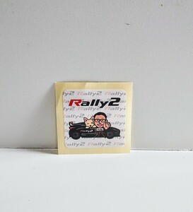 TOYOTA自動車→会長モリゾウさん　【RALLY２】ステッカー②(豊田章男)WRCヤリスＧＲレーシング